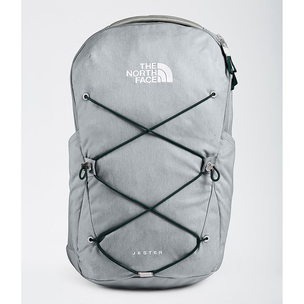 The North Face Backpacks Boys Australia - The North Face Jester Light Grey / Green (EXK-480326)